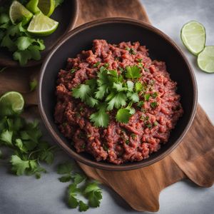 Saint Lucian Spiced Beef Tartare