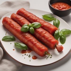 Salsiccia di Polmone with Tomato and Basil Sauce