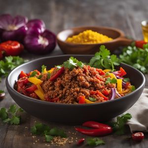 Saltado de Coliflor with Quinoa