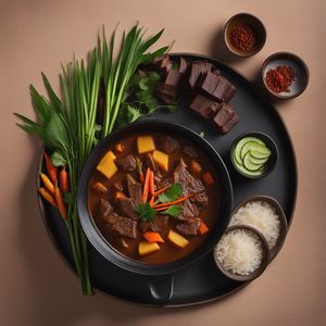 Sarawakian Beef Stew with Tropical Flavors