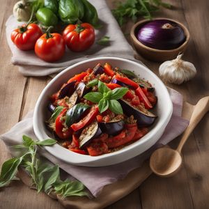 Savory Italian Eggplant Medley