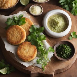 Savory Yuca Cakes with a Crunchy Twist