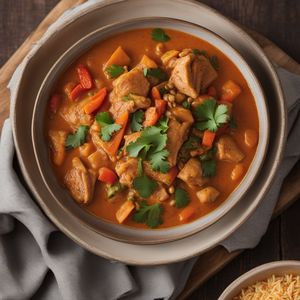 Senegalese Peanut Stew with Chicken and Vegetables