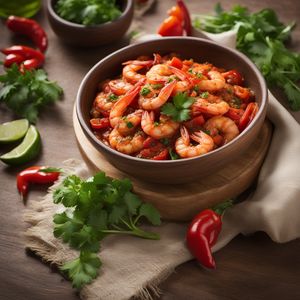 Shrimp Chippewa with a Nicaraguan Twist