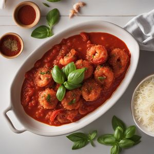 Shrimp Polpette with a Zesty Tomato Sauce