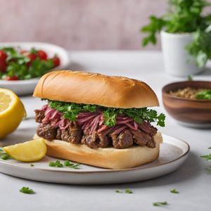 Sicilian-Style Beef Spleen Sandwich