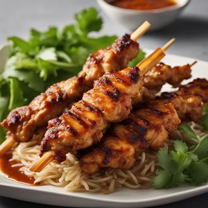 Singaporean-style Chicken Satay