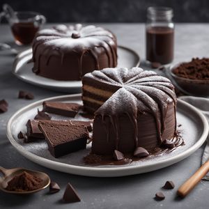 Slovenian Chocolate Cream Cake