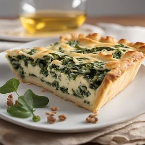 Slovenian Spinach and Cottage Cheese Pie