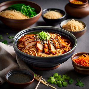 Korean-style Chicken Noodle Soup