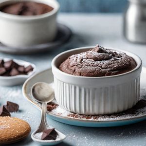 Vegan Chocolate Soufflé