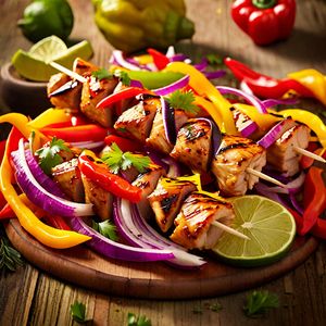 Caribbean Jerk Chicken Skewers