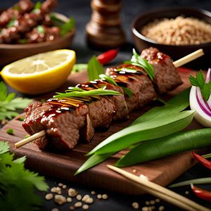 Vietnamese-style Grilled Pork Skewers