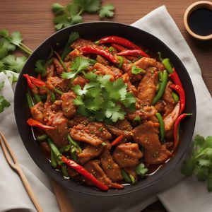 Spicy and Tangy Stir-Fried Fish