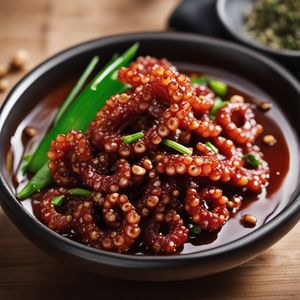 Spicy Octopus Slices with Sesame Soy Sauce