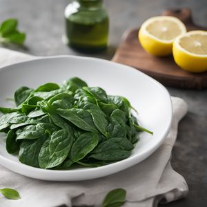 Spinach with Garlic and Lemon