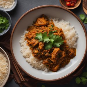 Sri Lankan Spiced Rice and Chicken Curry