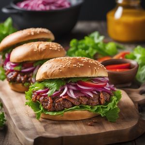 St. Kitts and Nevis Style Spiced Meat Sandwich
