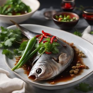 Steamed Pompano with Fragrant Spices