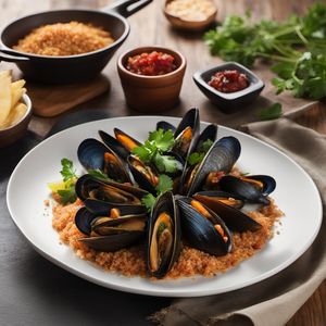 Stuffed Mussels with a Spanish Twist