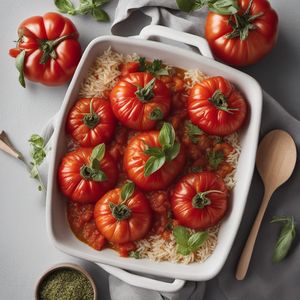 Stuffed Tomatoes with Rice