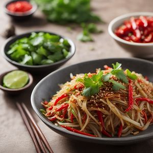 Suanla Bocai - Spicy and Sour Shredded Cabbage