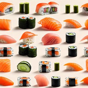 French-inspired Sushi Rolls
