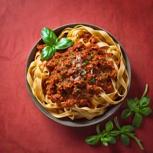 Tagliatelle al ragù alla Bolognese - Peruvian Style