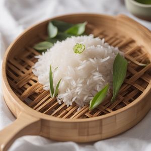 Thai Coconut Sticky Rice in Bamboo