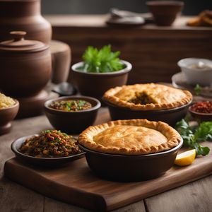 Tibetan-style Meat and Potato Pie