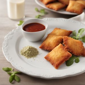 Toasted Ravioli with a Crunchy Twist