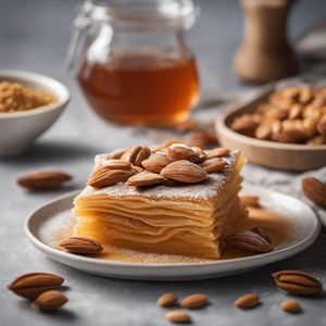 Trigona Panoramatos with Honey and Almonds