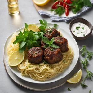 Turkish-inspired Lamb Köfte with Yogurt Sauce