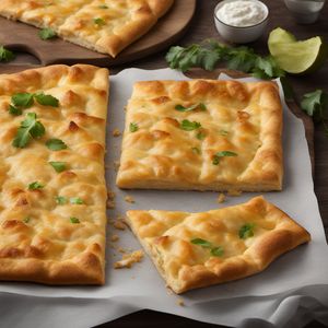 Turks and Caicos Island-inspired Cheesy Flatbread