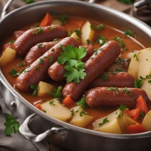 Ukrainian-Style Sausage and Potato Stew