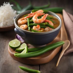 Utan with Shrimp and Coconut Milk