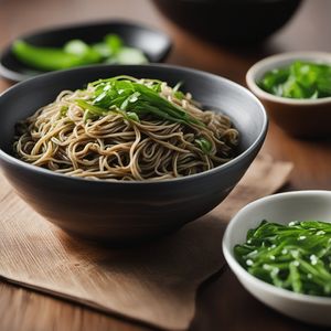 Wakame Soba with Sesame Dressing