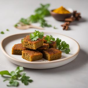 West Indian Spiced Chickpea Cake