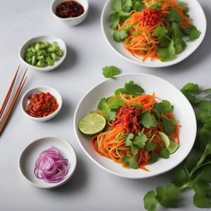 Yam Wun Sen with Spicy Lime Dressing