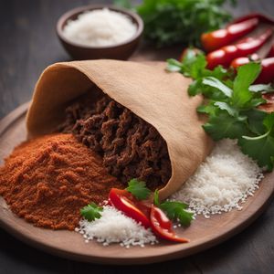 Zigini with Injera