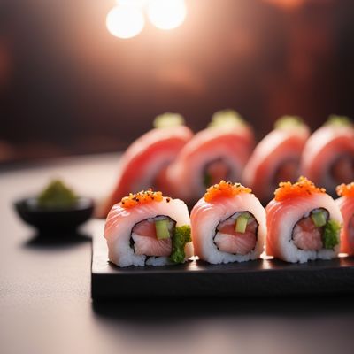 Akami nigiri sushi