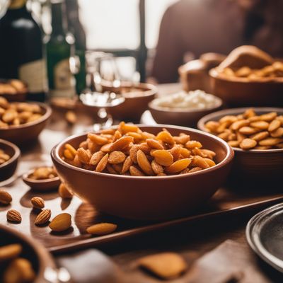 Almendras fritas