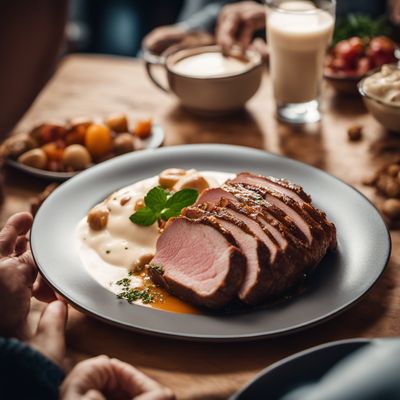 Arrosto di maiale con latte