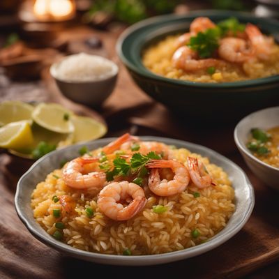 Arroz con camarones