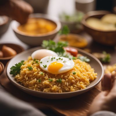 Arroz con huevo