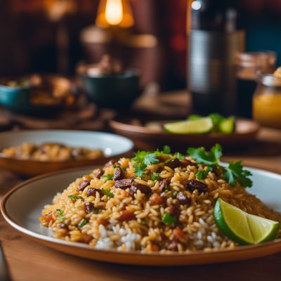 Arroz con pato a la chiclayana