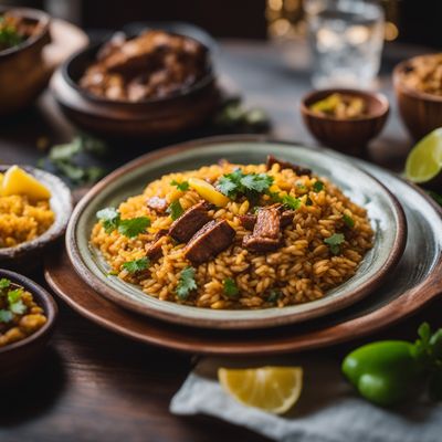 Arroz con pato a la chiclayana