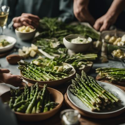 Asparagi al Gorgonzola