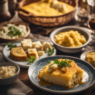 Bacalhau com broa