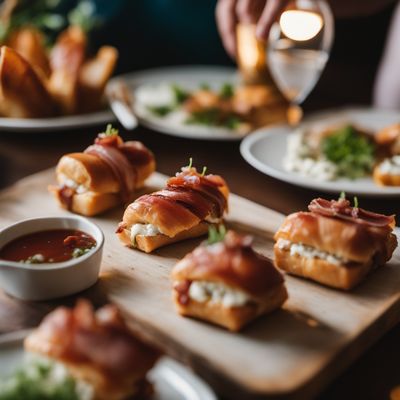 Bacon and Fish Rolls